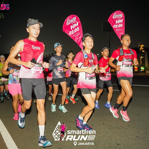 Race photo from SMARTFREN RUN 2026
