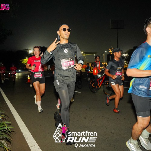 Race photo from SMARTFREN RUN 2026
