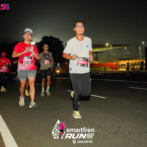 Race photo from SMARTFREN RUN 2026