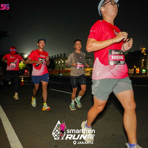 Race photo from SMARTFREN RUN 2026