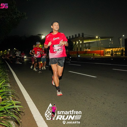 Race photo from SMARTFREN RUN 2026