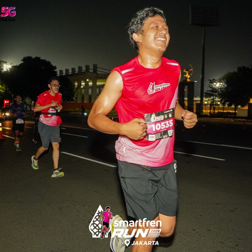 Race photo from SMARTFREN RUN 2026