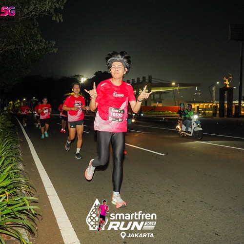 Race photo from SMARTFREN RUN 2026