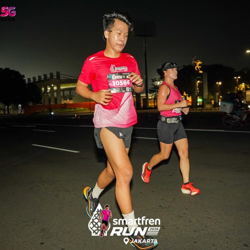 Race photo from SMARTFREN RUN 2026