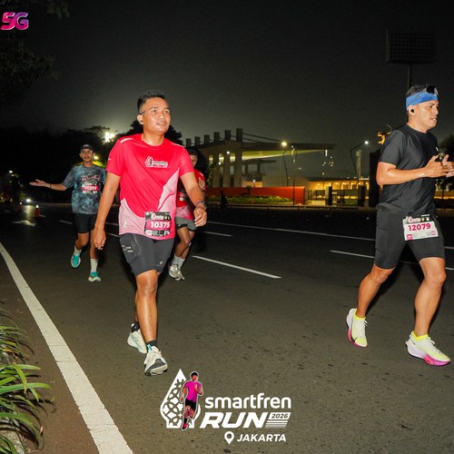 Race photo from SMARTFREN RUN 2026