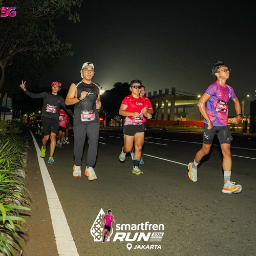 Race photo from SMARTFREN RUN 2026