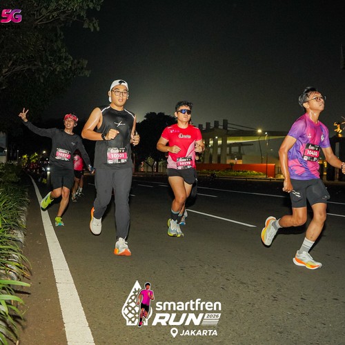Race photo from SMARTFREN RUN 2026