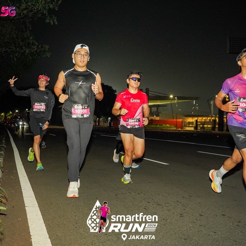 Race photo from SMARTFREN RUN 2026