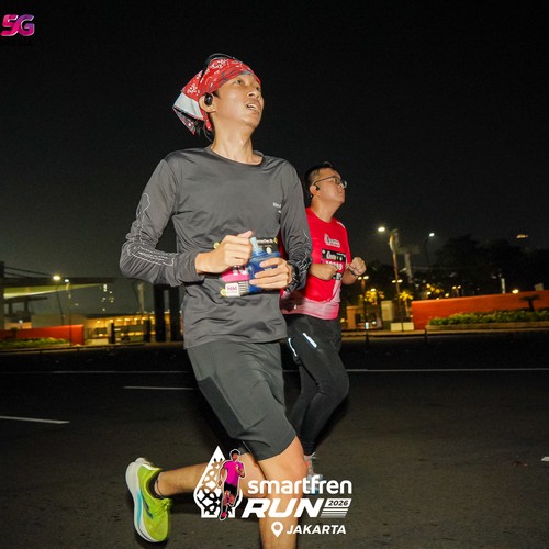 Race photo from SMARTFREN RUN 2026