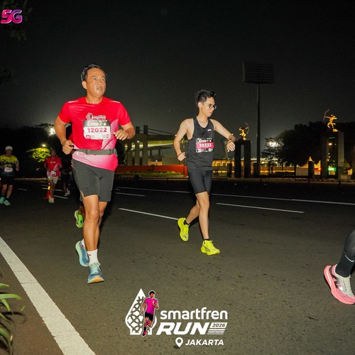 Race photo from SMARTFREN RUN 2026