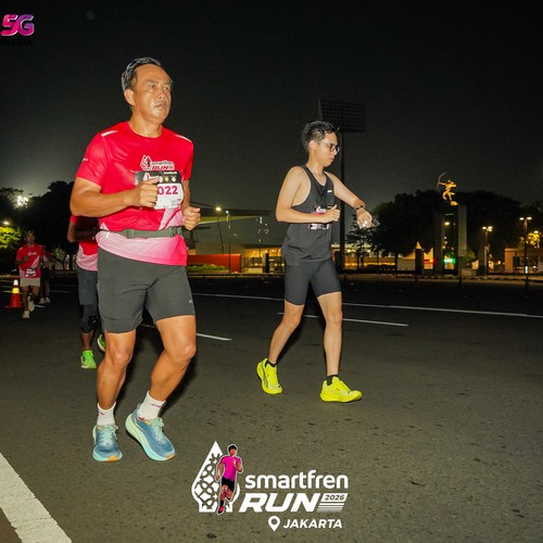 Race photo from SMARTFREN RUN 2026