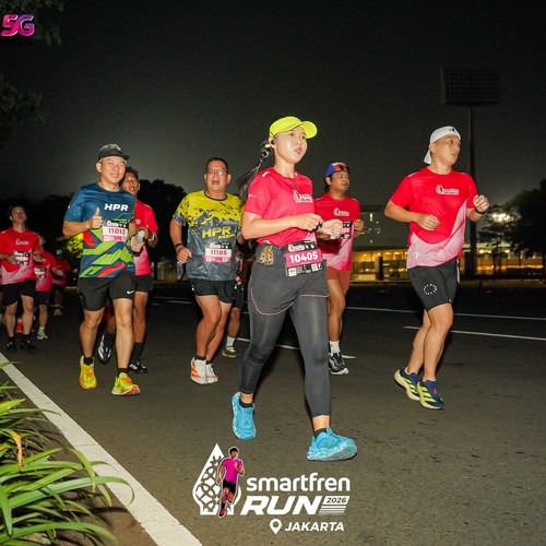 Race photo from SMARTFREN RUN 2026