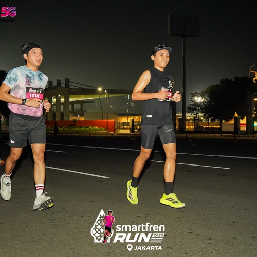 Race photo from SMARTFREN RUN 2026