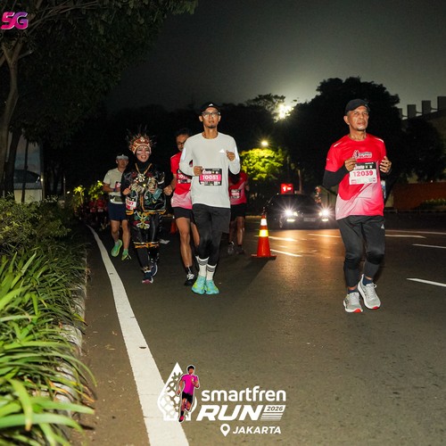 Race photo from SMARTFREN RUN 2026