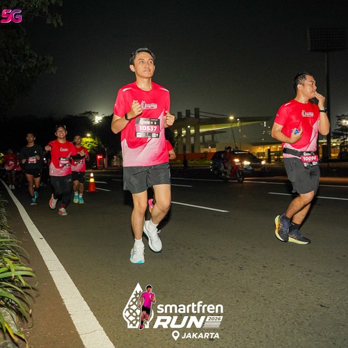 Race photo from SMARTFREN RUN 2026