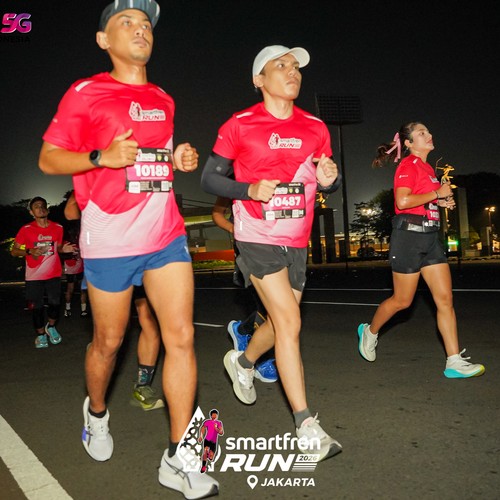 Race photo from SMARTFREN RUN 2026