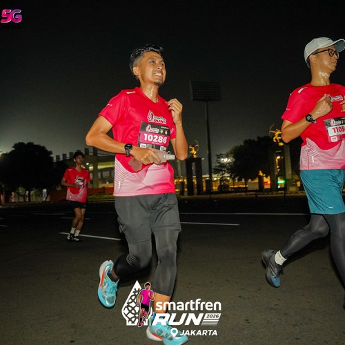 Race photo from SMARTFREN RUN 2026