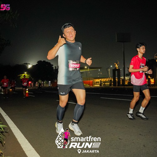Race photo from SMARTFREN RUN 2026