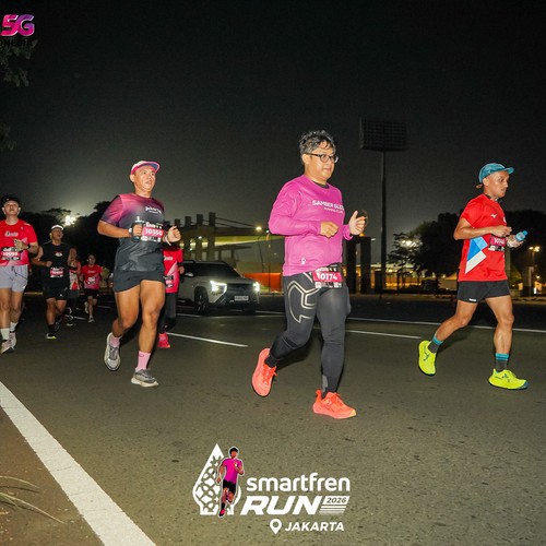 Race photo from SMARTFREN RUN 2026
