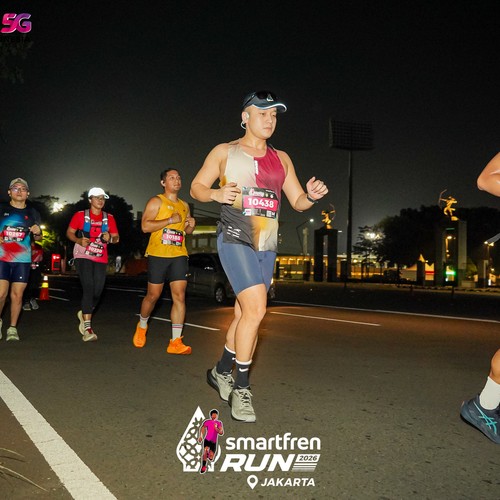 Race photo from SMARTFREN RUN 2026
