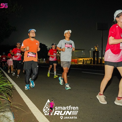 Race photo from SMARTFREN RUN 2026