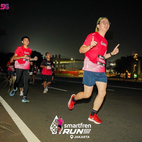Race photo from SMARTFREN RUN 2026