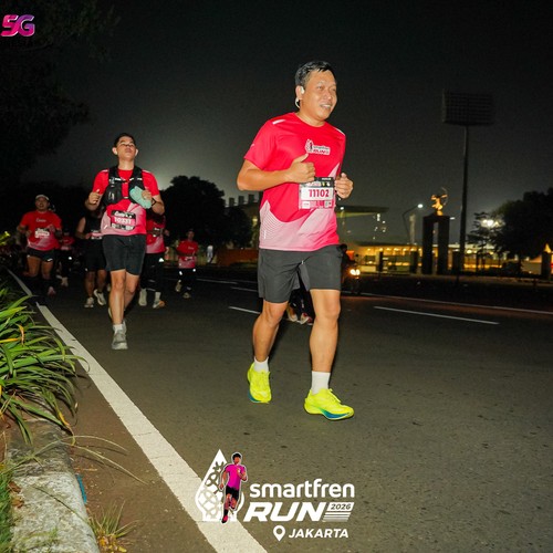 Race photo from SMARTFREN RUN 2026