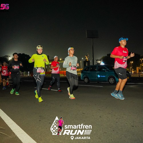 Race photo from SMARTFREN RUN 2026