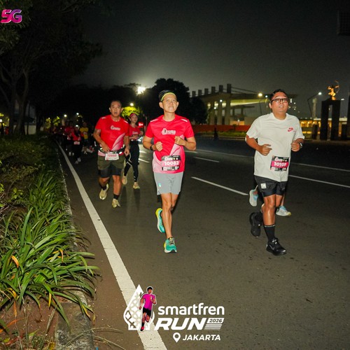 Race photo from SMARTFREN RUN 2026