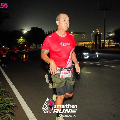 Race photo from SMARTFREN RUN 2026