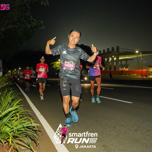 Race photo from SMARTFREN RUN 2026