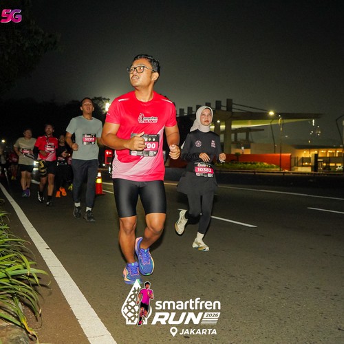 Race photo from SMARTFREN RUN 2026
