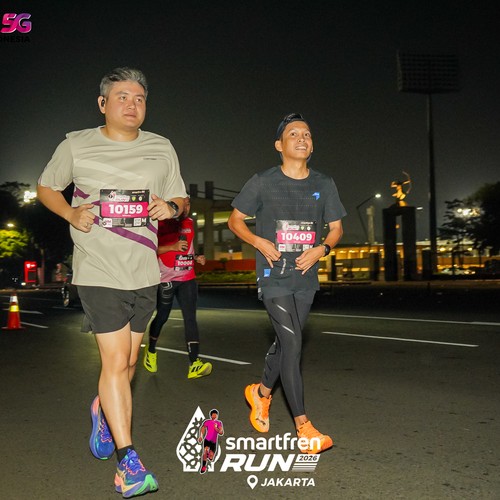 Race photo from SMARTFREN RUN 2026