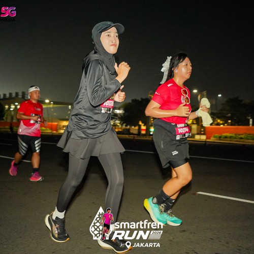 Race photo from SMARTFREN RUN 2026