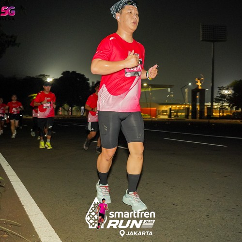 Race photo from SMARTFREN RUN 2026