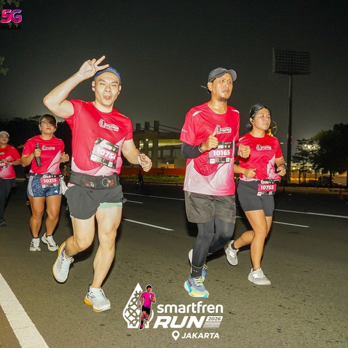 Race photo from SMARTFREN RUN 2026