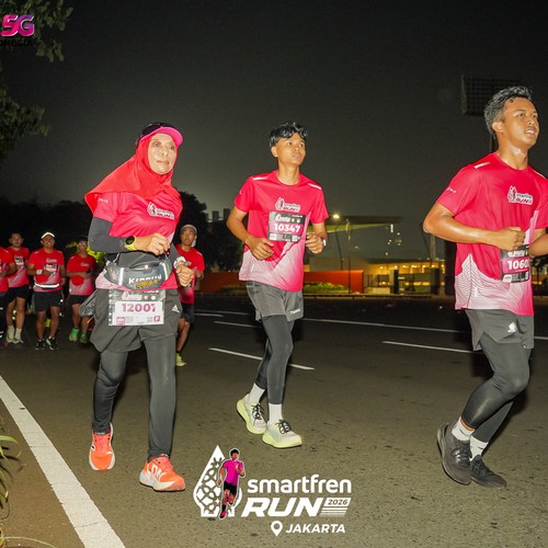 Race photo from SMARTFREN RUN 2026