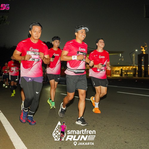 Race photo from SMARTFREN RUN 2026