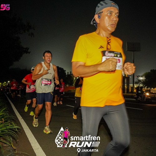 Race photo from SMARTFREN RUN 2026