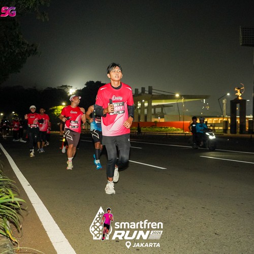Race photo from SMARTFREN RUN 2026