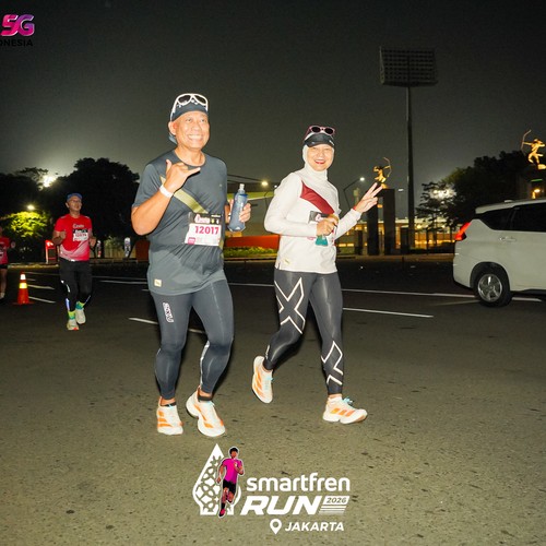 Race photo from SMARTFREN RUN 2026
