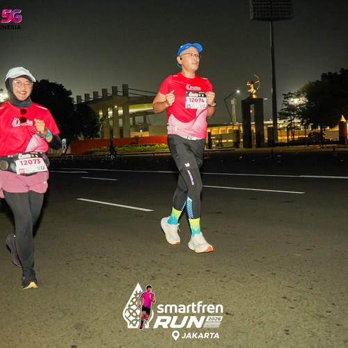 Race photo from SMARTFREN RUN 2026