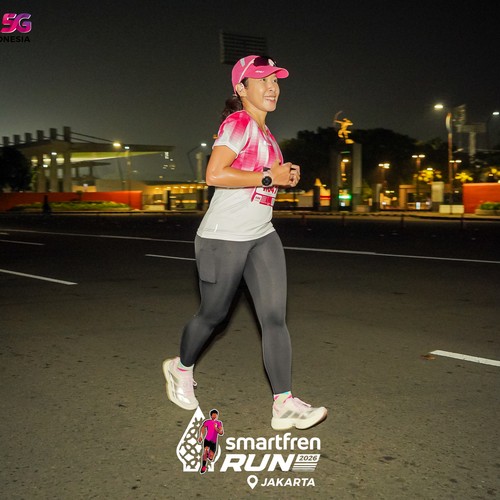 Race photo from SMARTFREN RUN 2026
