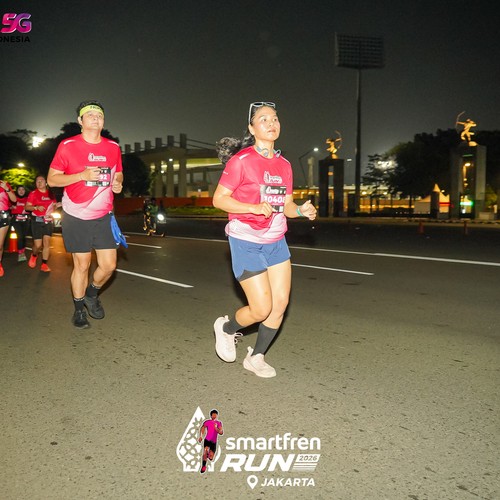 Race photo from SMARTFREN RUN 2026