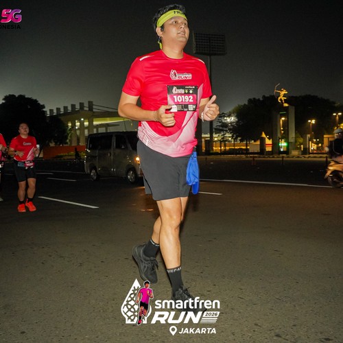Race photo from SMARTFREN RUN 2026