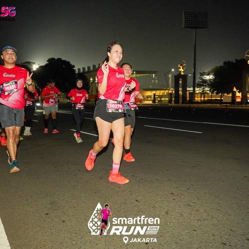 Race photo from SMARTFREN RUN 2026