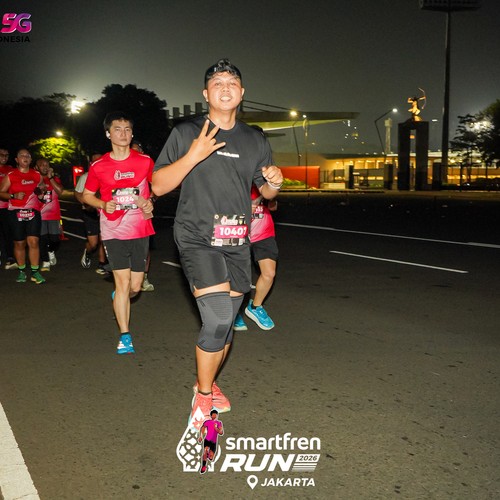 Race photo from SMARTFREN RUN 2026