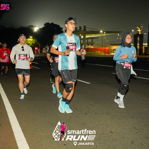 Race photo from SMARTFREN RUN 2026