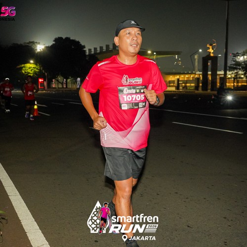 Race photo from SMARTFREN RUN 2026