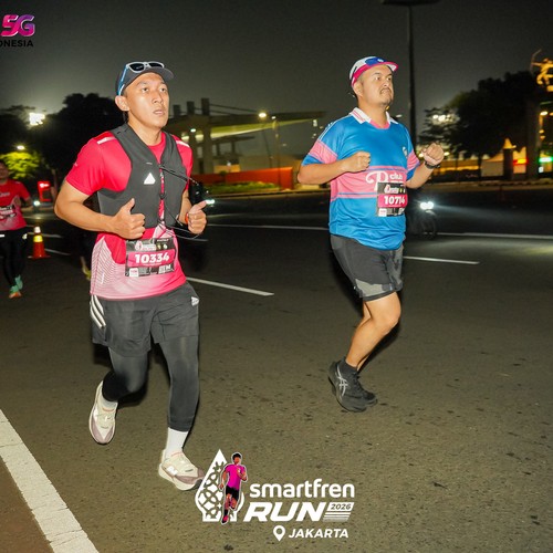 Race photo from SMARTFREN RUN 2026